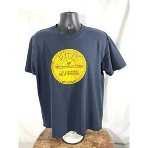 Sun Studio Memphis TN Graphic T Shirt XL Black